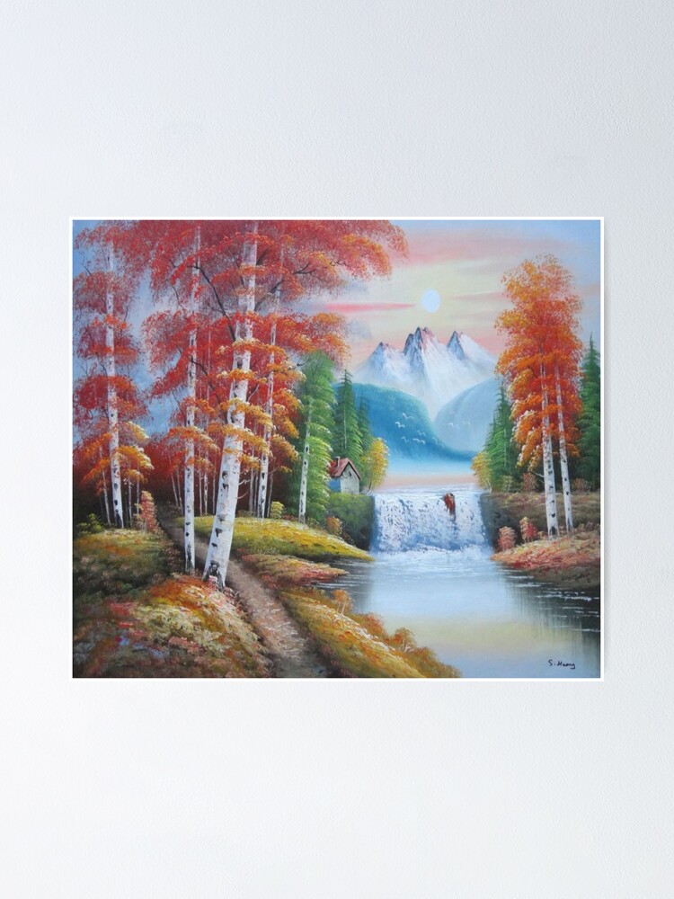 "Landscape Art " Poster by ziiyou Redbubble