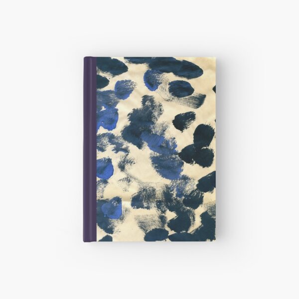 Navy Splodges Hardcover Journal
