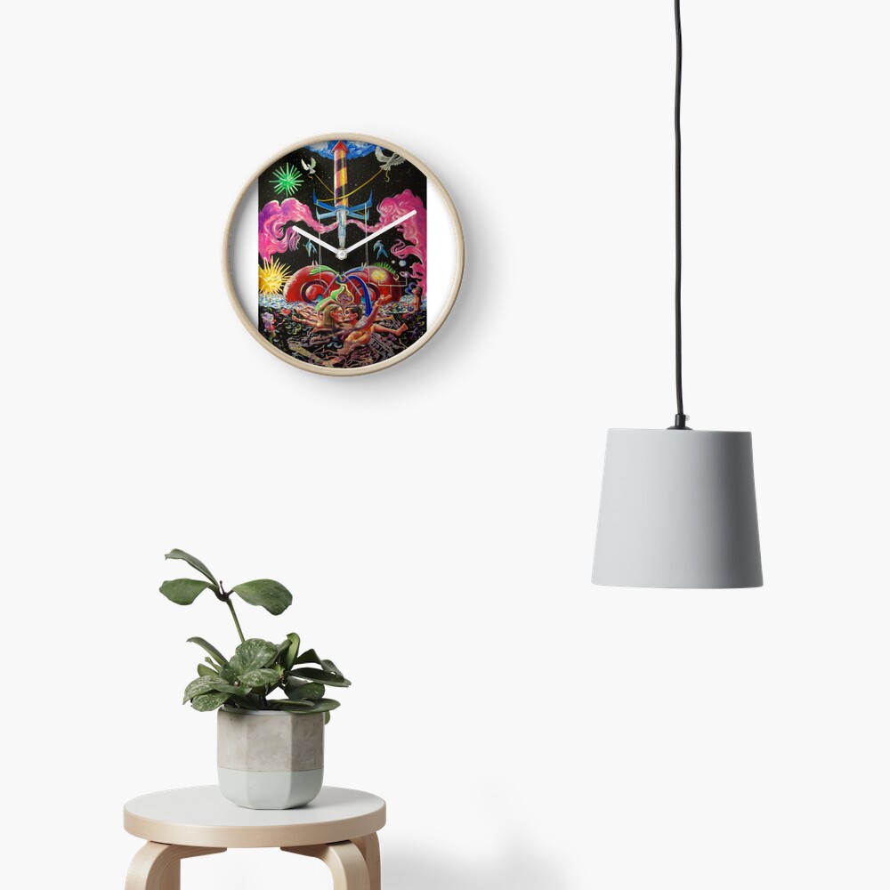 Item preview, Clock designed and sold by RetinalKandy.