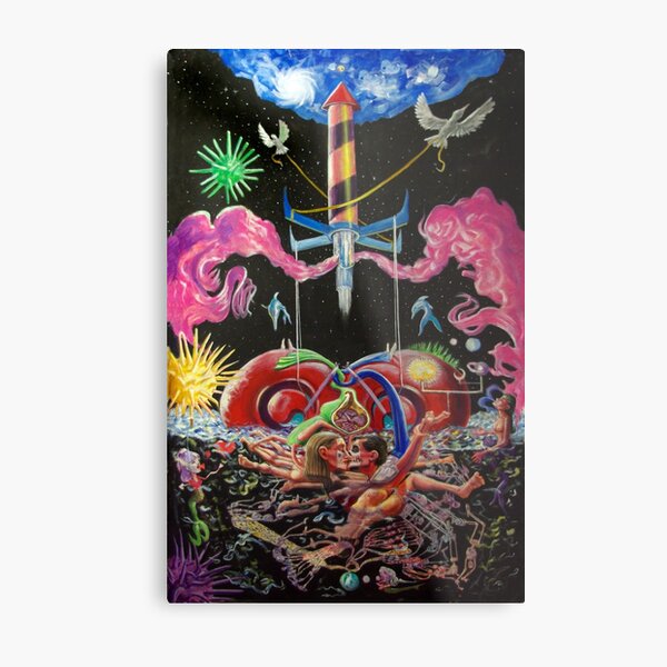 A-bios Resurrection Metal Print