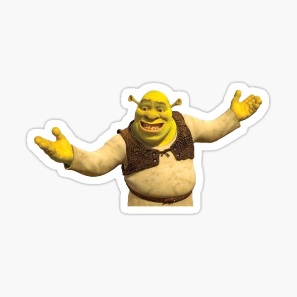 Shrek 2 Stickers Redbubble - shrek decal 2 roblox