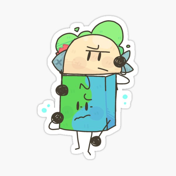 taco and book Sticker