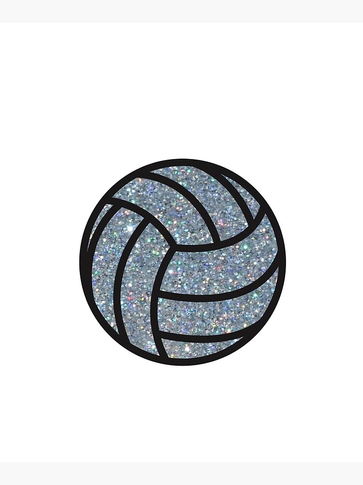 "glitter volleyball" Mounted Print for Sale by user6744 Redbubble