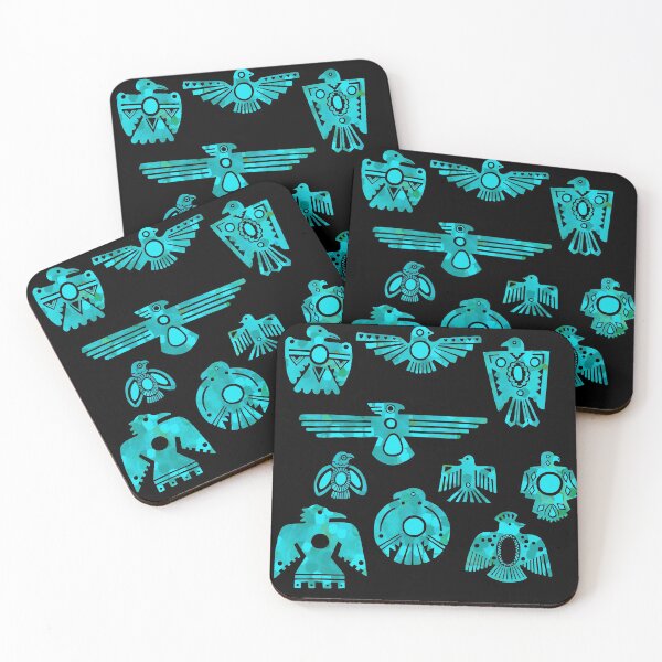 Item preview, Turquoise Thunderbirds designed and sold by Adair Sullivan.