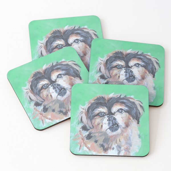Item preview, Shih Tzu Pekingese Puppy Painting designed and sold by 1000Words-Emily.