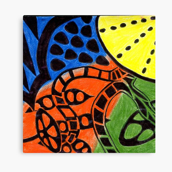 Primary Fruit Canvas Print