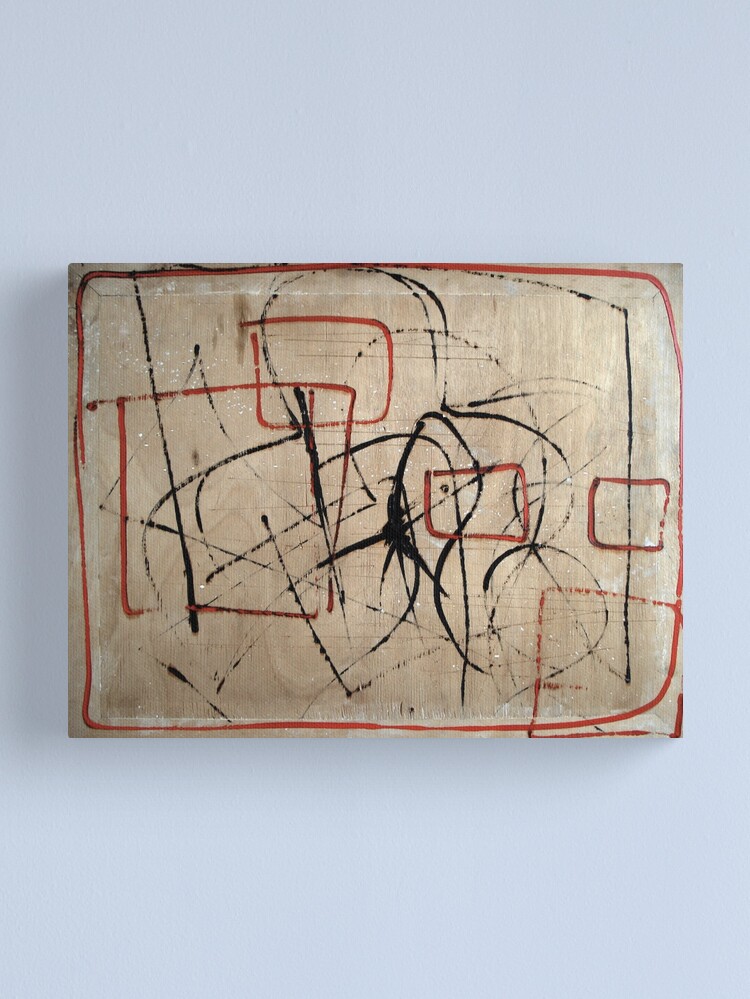Thumbnail 2 of 3, Canvas Print, Squares designed and sold by Jon Stevenson.