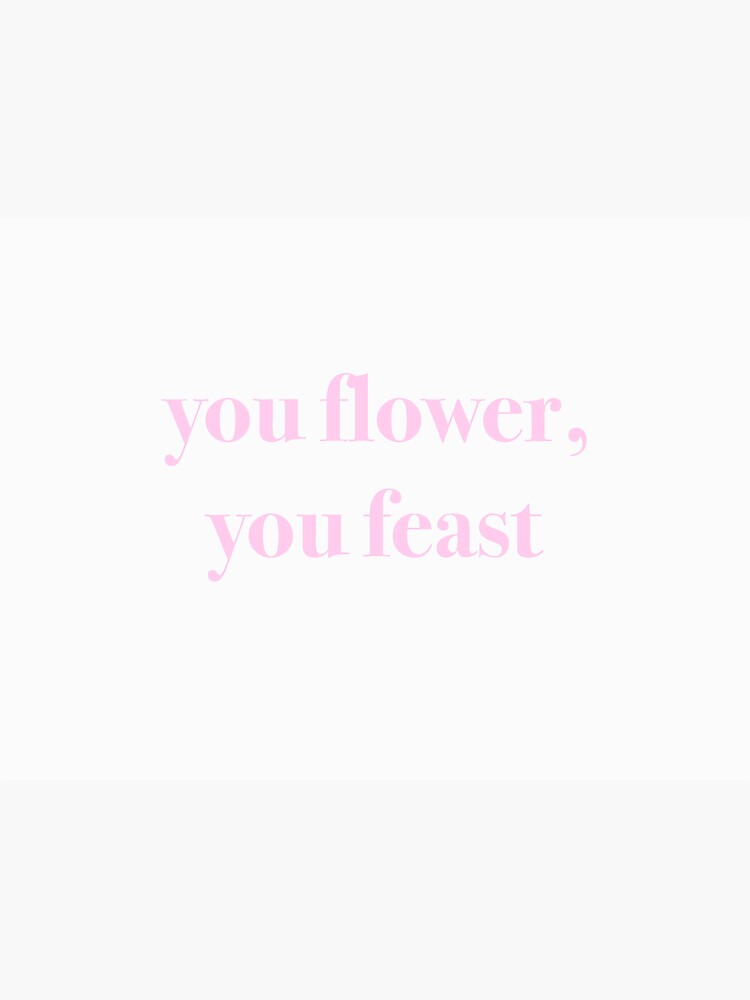 You flower, you feast” Harry Styles" Sticker for Sale by lexxii76