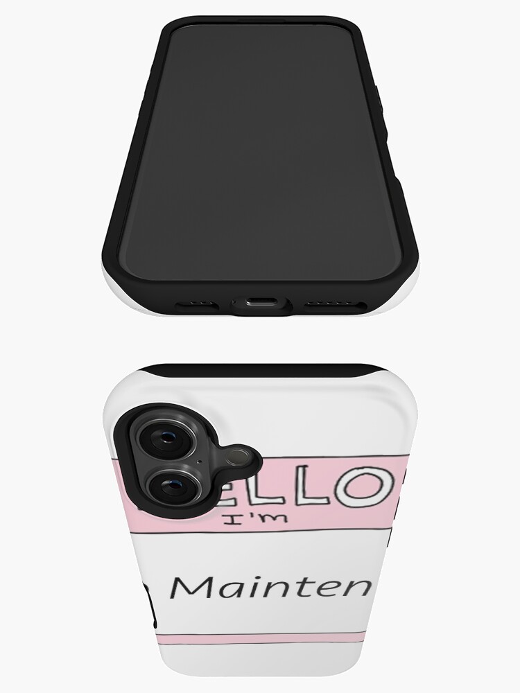Aperçu 3 sur 4. Coque iPhone avec l'œuvre Maintenance élevée créée et vendue par hallesiegel.