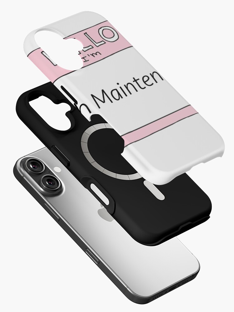 Aperçu 2 sur 4. Coque iPhone avec l'œuvre Maintenance élevée créée et vendue par hallesiegel.