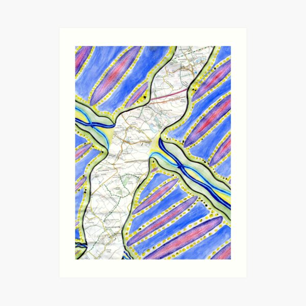Colour Map Art Print