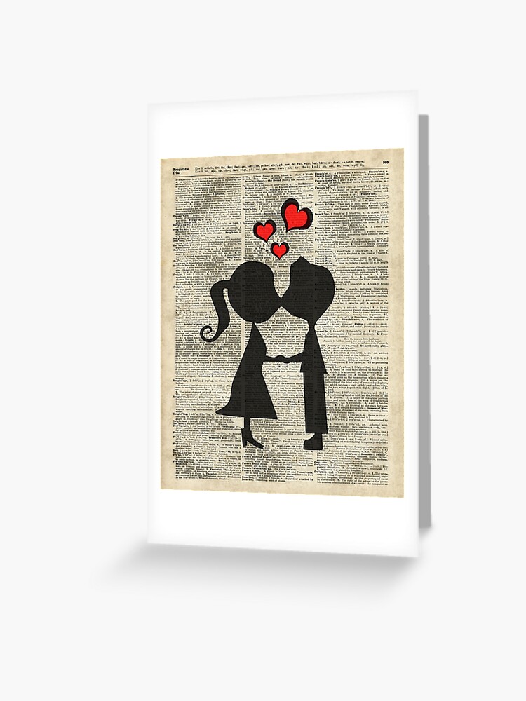 LOVE Quote Vintage Dictionary Page Print Wall Art Picture Gift Cute Heart Wife 