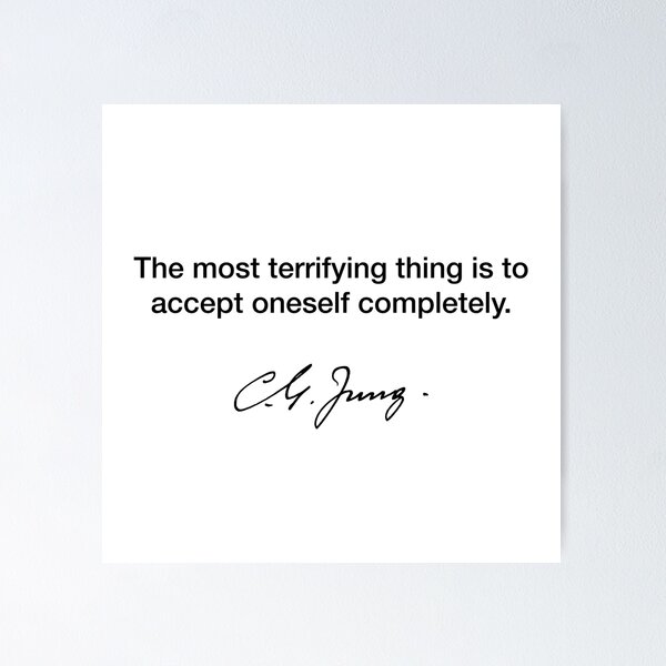 Item preview, Carl Gustav Jung Quote designed and sold by Modestquotes.