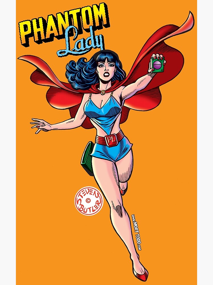 "Phantom Lady Golden Age Superhero" Poster by Comicfix | Redbubble