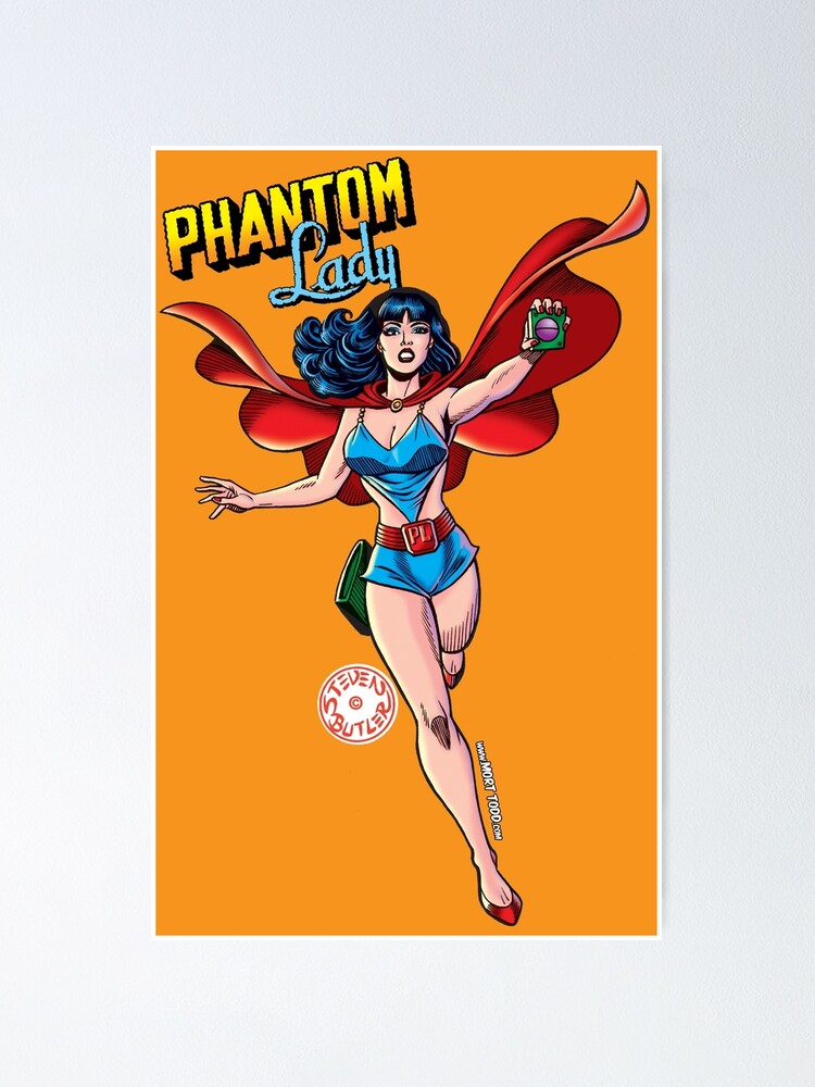 Phantom Lady Golden Age Superheld Poster Von Comicfix Redbubble