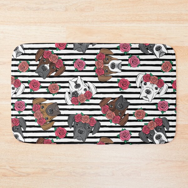Item preview, All the boxers - floral crowns - black stripes designed and sold by littlearrow.