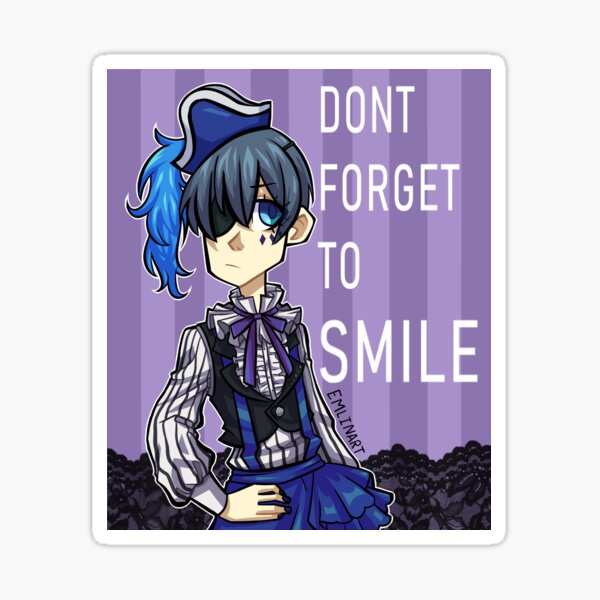 Don't Forget To Smile Sticker