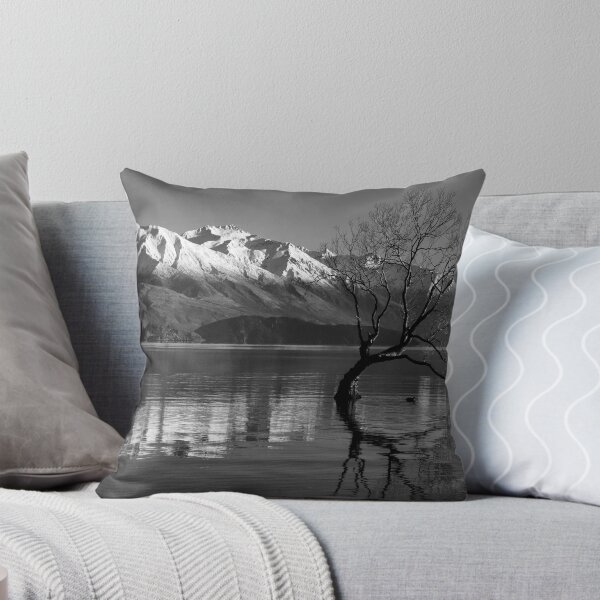Item preview, Wanaka Lake Tree 6 B&W designed and sold by Charles Kosina.