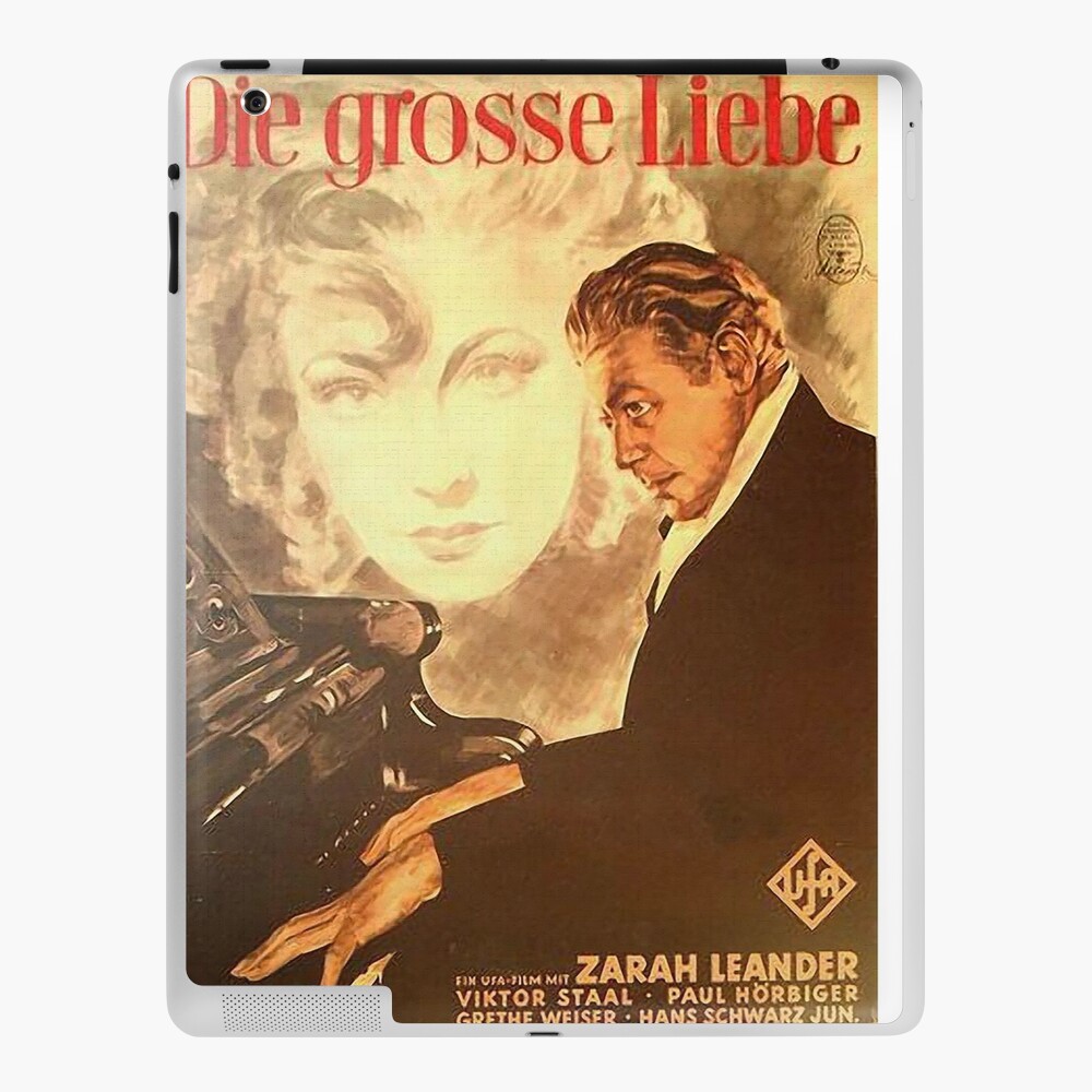 Die Grosse Liebe The Great Love 1942 Movie Poster Ipad Case Skin By Edsimoneit Redbubble
