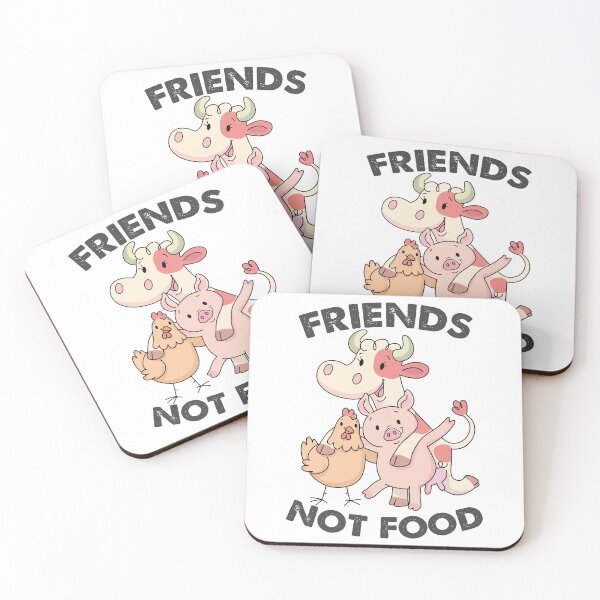 Item preview, Friends not food vegan designed and sold by ReignGFX.