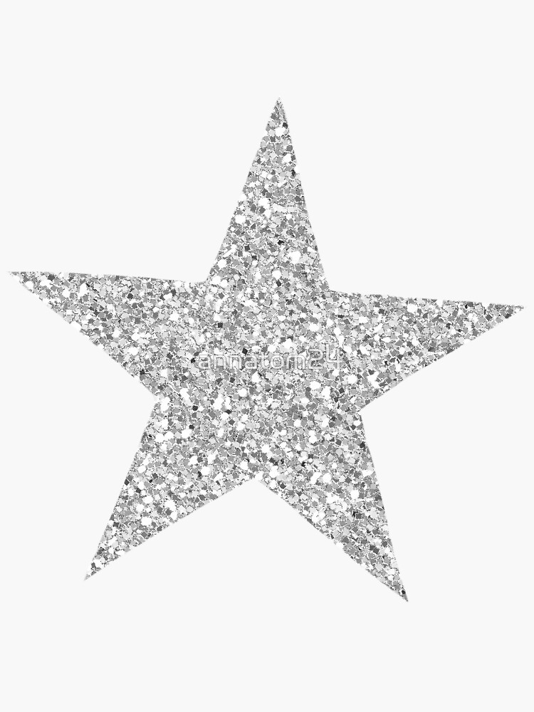 Silver star sticker hi-res stock photography and images - Alamy