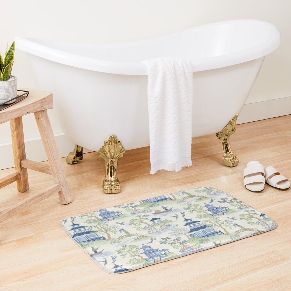 Chinoiserie Bath Mat