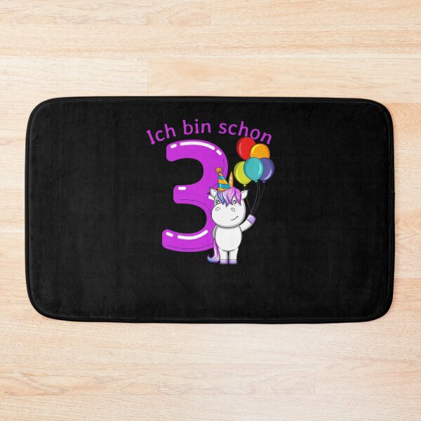 Item preview, 3 years unicorn birthday designed and sold by Weilichesmag.
