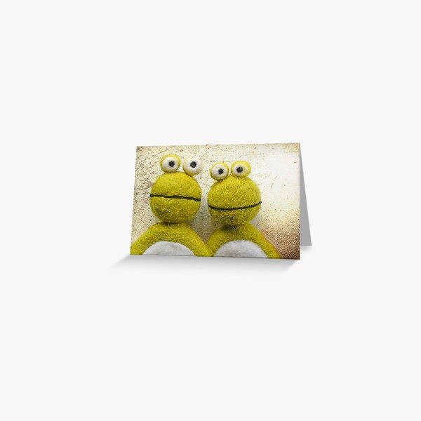 Frogs Grußkarte