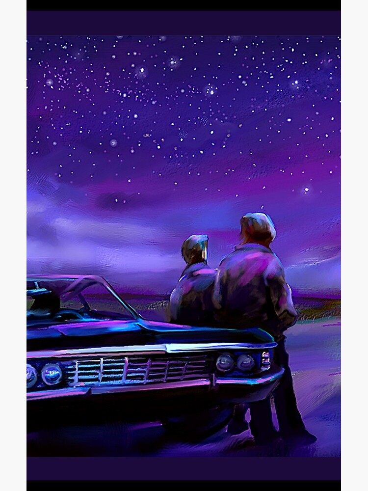 Impala Nights- Sam and Dean by artsydenise