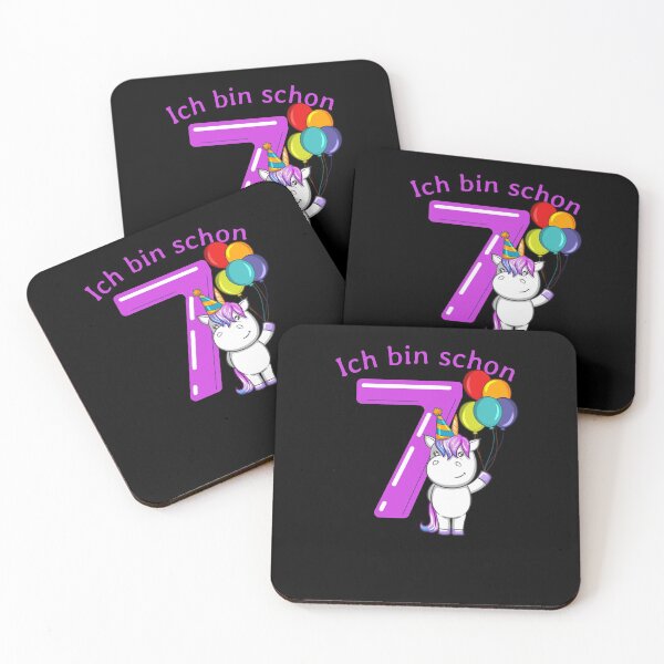Item preview, 7 years unicorn birthday designed and sold by Weilichesmag.