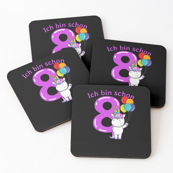 Item preview, 8 years unicorn birthday designed and sold by Weilichesmag.