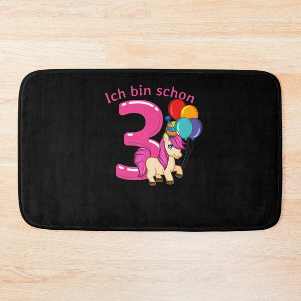 Item preview, 3 years pony birthday designed and sold by Weilichesmag.