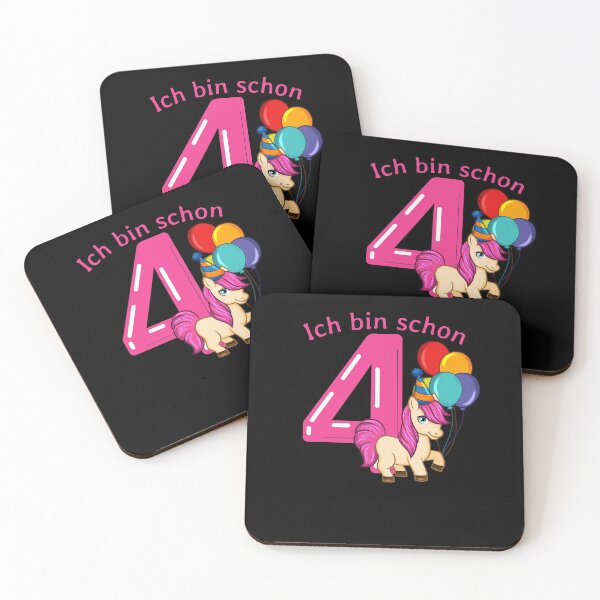 Item preview, 4 years pony birthday designed and sold by Weilichesmag.