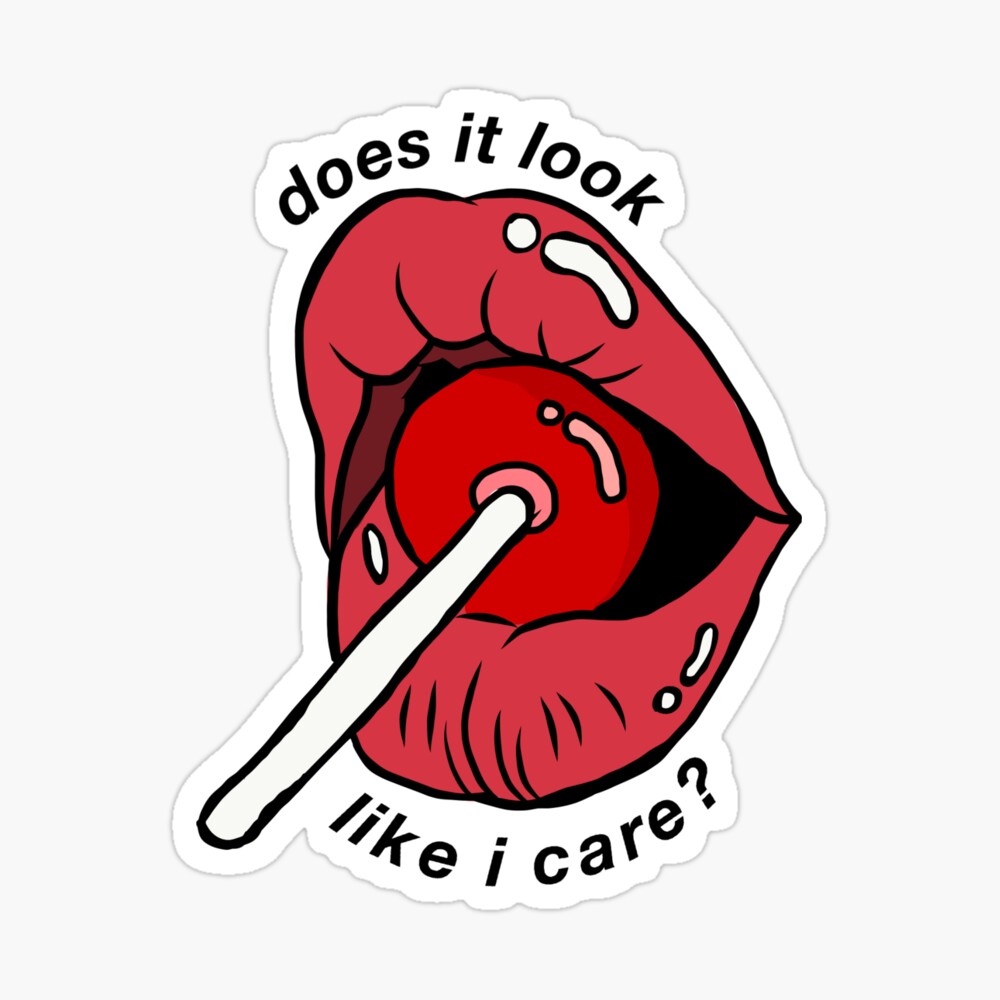 lv lips fab fabulous baddie bad sticker by @lucccy_xx