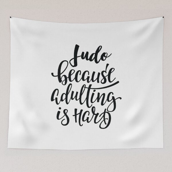 Item preview, Judo Because Adulting Is Hard designed and sold by ProjectX23.