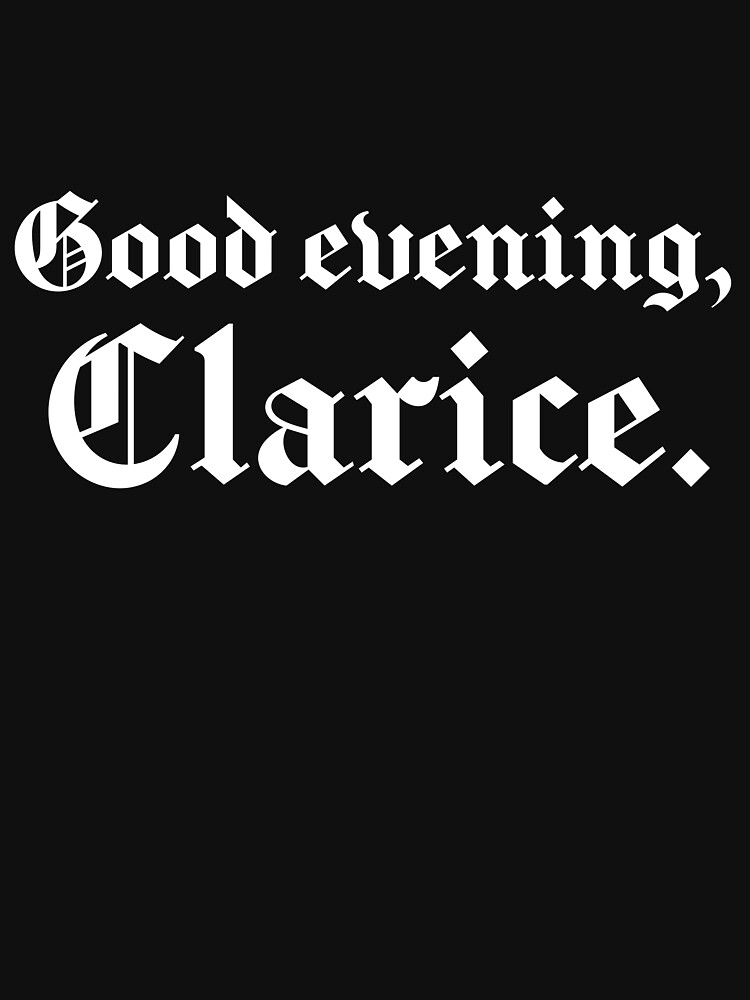 Thumbnail 7 of 7, Essential T-Shirt, Good evening, Clarice designed and sold by katherineamckee.
