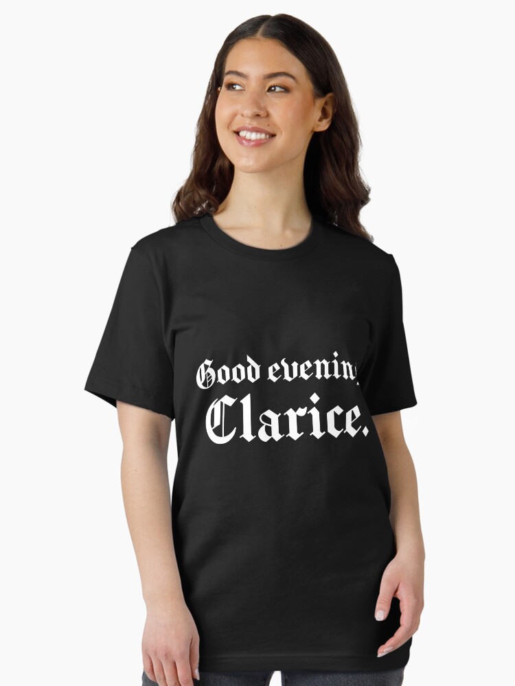 Thumbnail 2 of 7, Essential T-Shirt, Good evening, Clarice designed and sold by katherineamckee.