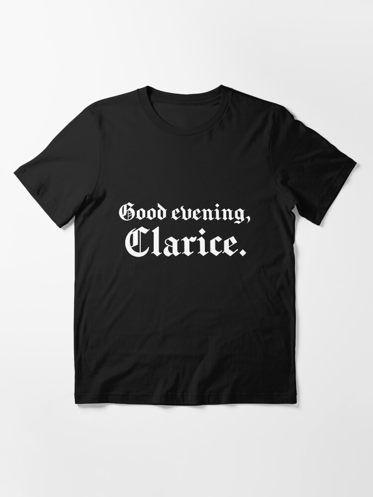 Thumbnail 3 of 7, Essential T-Shirt, Good evening, Clarice designed and sold by katherineamckee.