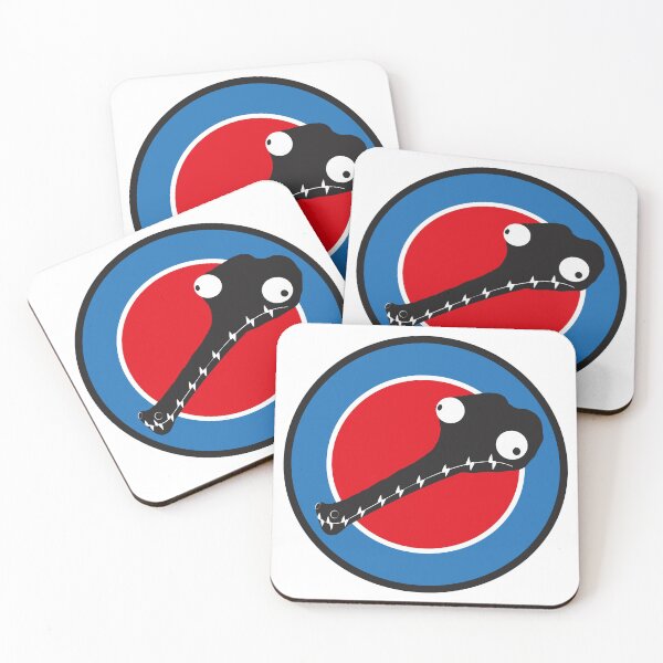 Item preview, Gharial Patch Red designed and sold by amclub.