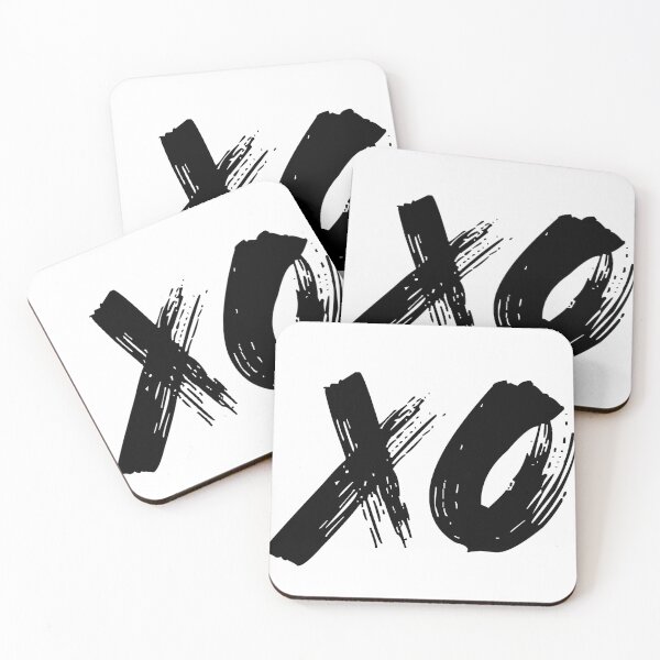 Item preview, XO Print, Kiss Hug Print designed and sold by Skippingbird.