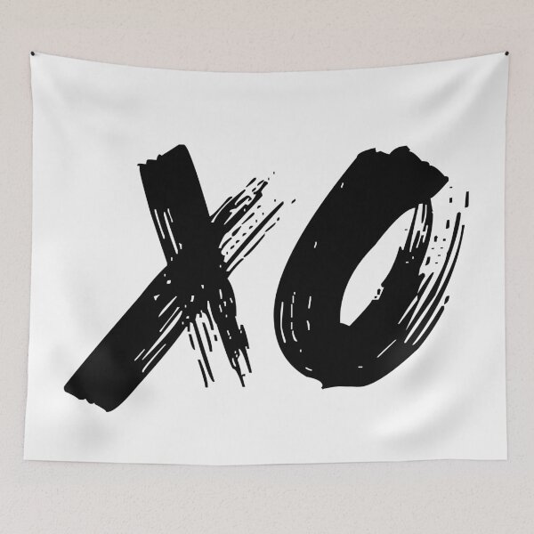 Item preview, XO Print, Kiss Hug Print designed and sold by Skippingbird.