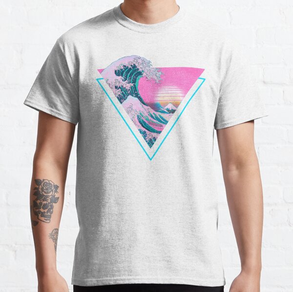 Vaporwave Aesthetic Retro 80s 90s Great Wave Classic T-Shirt