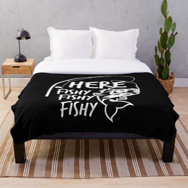 Item preview, Here Fishy Fishy Fishy Fishing Gear Gift designed and sold by simplytldr.