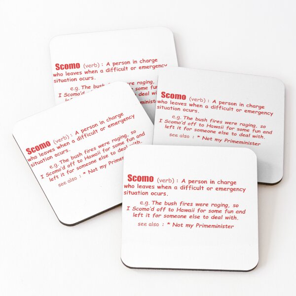 Item preview, Scomo - a dictionary meaning designed and sold by Kestrelle.