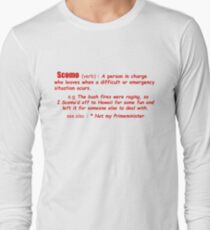 Scomo - a dictionary meaning Long Sleeve T-Shirt