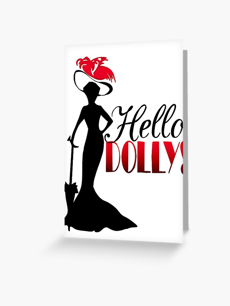 Holly Dolly Greeting Card Holly Dolly Greeting Card