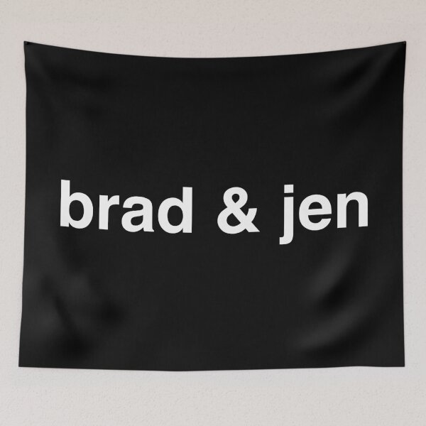 Item preview, BRAD & JEN WHITE TEXT 2 designed and sold by aydapadi.