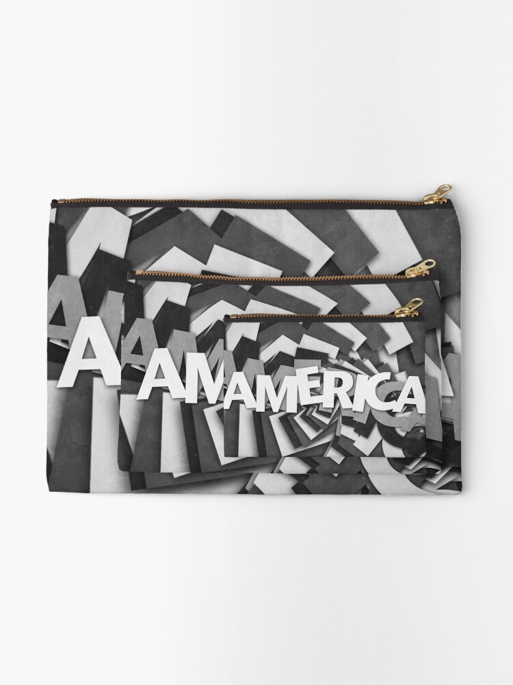 Alternate view of America Zipper Pouch