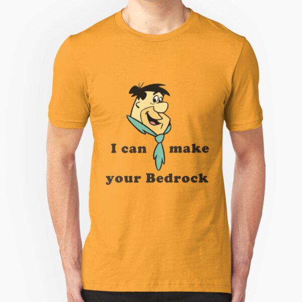Fred Flinstones tv cartoon hd barny vintage retro Funny T-Shirt Yaba-Daba-Doo