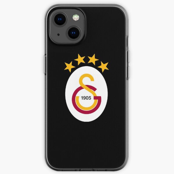 Logo Galatasaray étoiles jaunes Coque souple iPhone